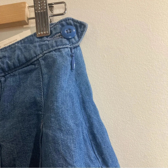 AMERICAN EAGLE Sz 4 High Rise Pleated Tennis Style Unlined Skater Skirt NEW - Picture 5 of 11